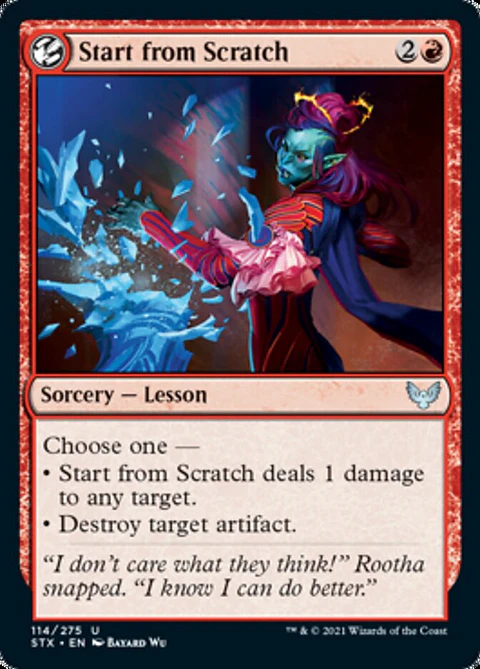 Start from Scratch - STX - U 