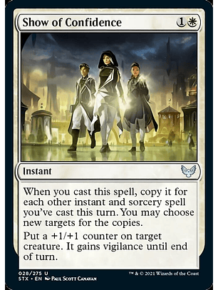 Show of Confidence - STX - U 