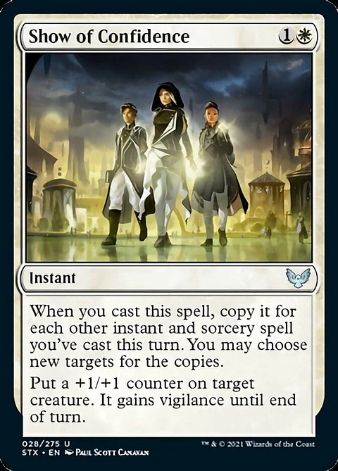 Show of Confidence - STX - U 