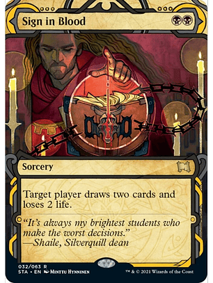 SIGN IN BLOOD - STA - R 