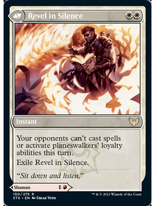 Flamescroll Celebrant // Revel in Silence - STX - R