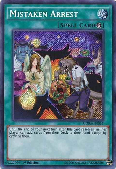 Mistaken Arrest - CORE-EN065 - Secret Rare