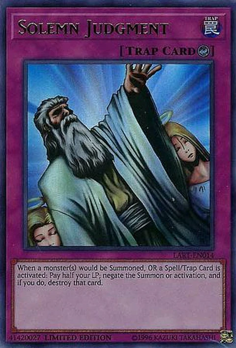 Solemn Judgment - LART-EN014 - Ultra Rare Limited Edition