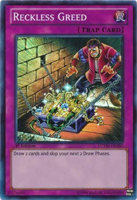 Reckless Greed - LCYW-EN285 - Super Rare PL