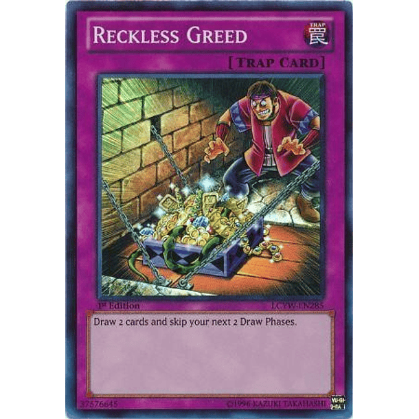 Reckless Greed - LCYW-EN285 - Super Rare PL