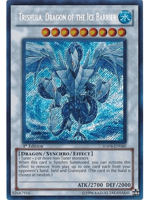 Trishula, Dragon of the Ice Barrier - HA04-EN060 - Secret Rare