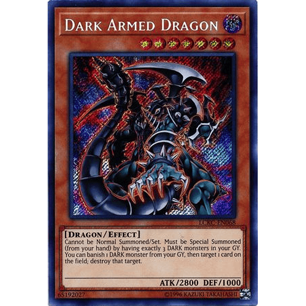 Dark Armed Dragon - LCKC-EN068 - Secret Rare