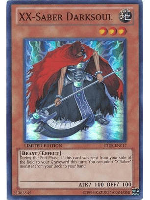 XX-Saber Darksoul - CT08-EN017 - Super Rare