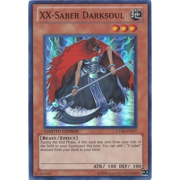 XX-Saber Darksoul - CT08-EN017 - Super Rare