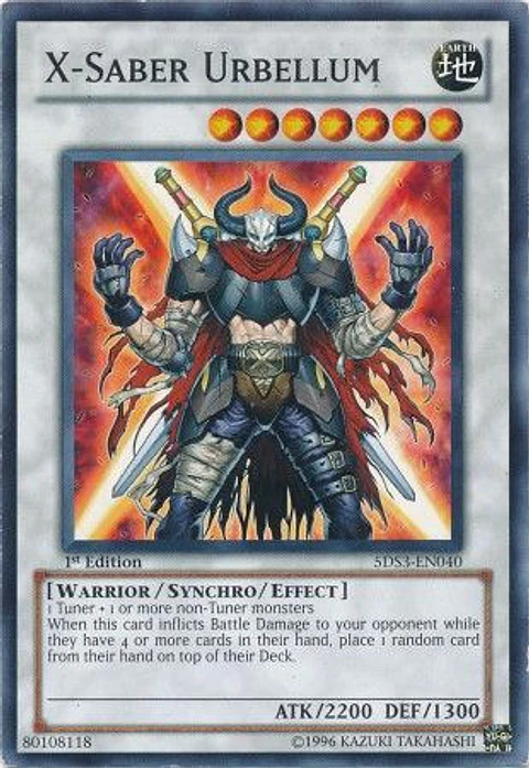X-Saber Urbellum - 5DS3-EN040 - Common