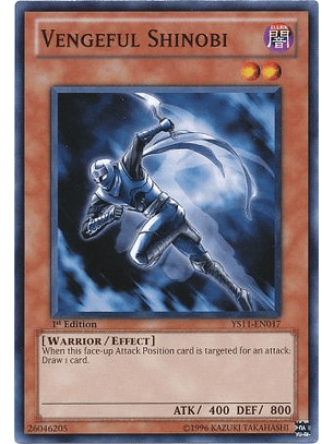 Vengeful Shinobi - YS11-EN017 - Common, español (jugada)