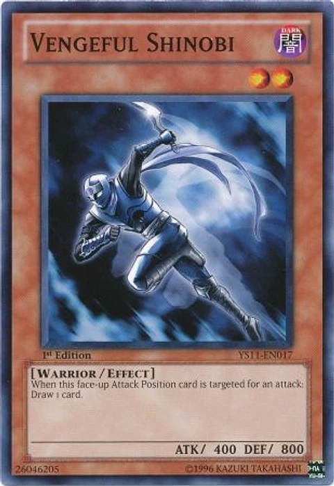 Vengeful Shinobi - YS11-EN017 - Common, español (jugada)