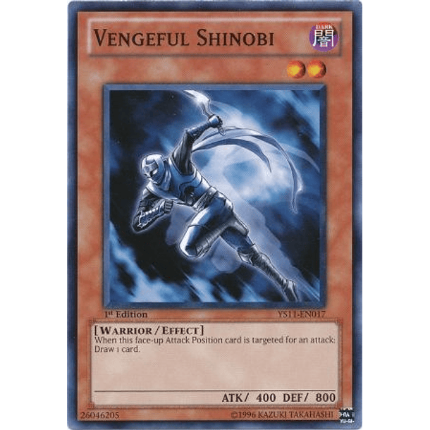 Vengeful Shinobi - YS11-EN017 - Common, español (jugada)