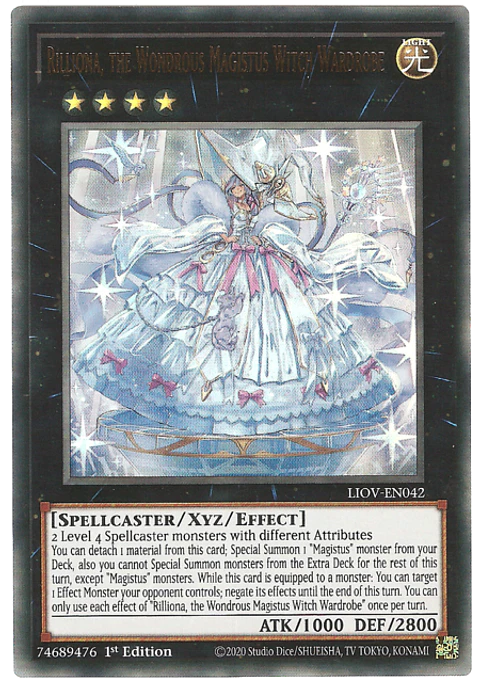 Rilliona, the Wondrous Magistus Witch Wardrobe - LIOV-EN042 - Ultra Rare