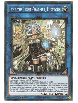Lyna the Light Charmer, Lustrous - LIOV-EN049 - Super Rare