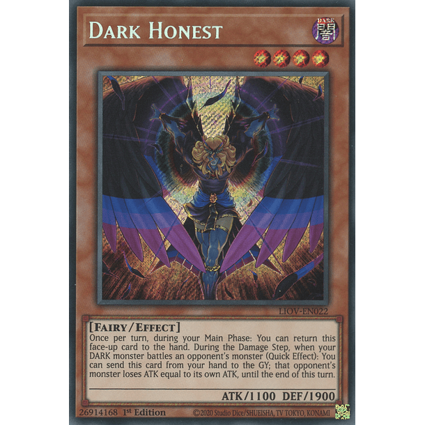 Dark Honest - LIOV-EN022 - Secret Rare