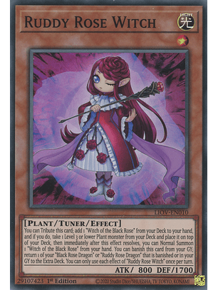 Ruddy Rose Witch - LIOV-EN010 - Super Rare 