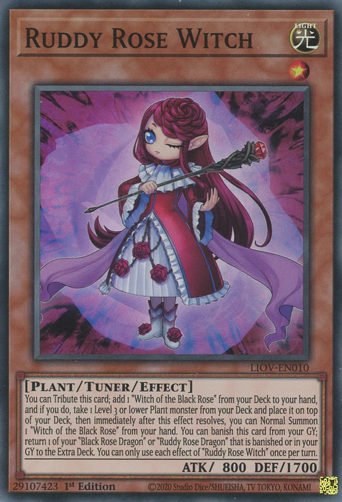 Ruddy Rose Witch - LIOV-EN010 - Super Rare 