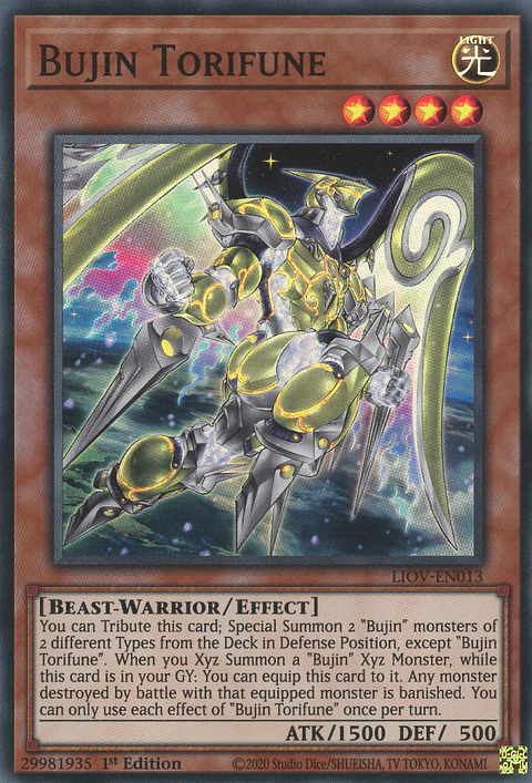 Bujin Torifune - LIOV-EN013 - Super Rare 