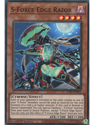S-Force Edge Razor - LIOV-EN015 - Super Rare 