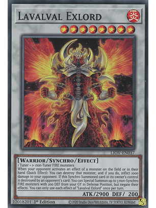 Lavalval Exlord - LIOV-EN037 - Super Rare 