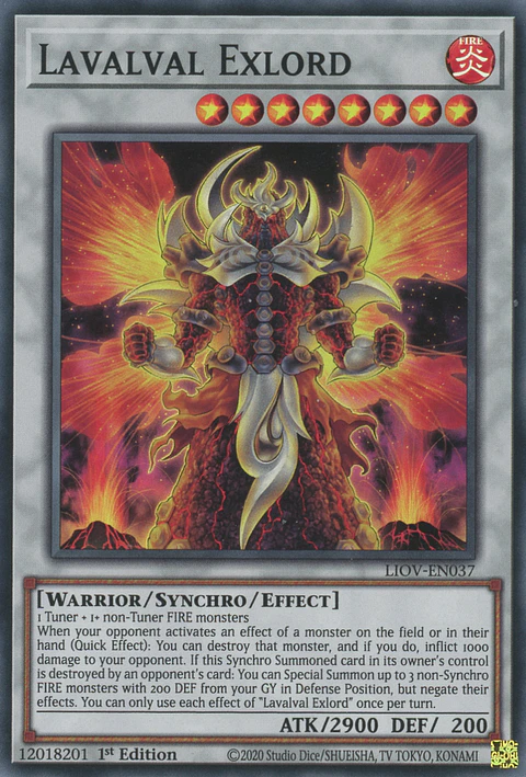 Lavalval Exlord - LIOV-EN037 - Super Rare 
