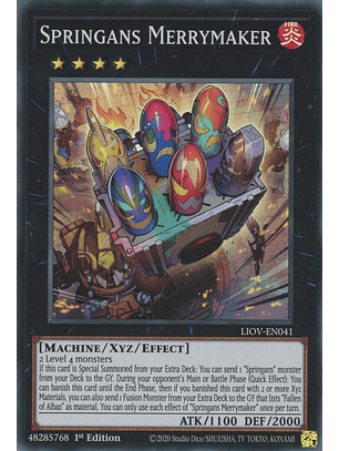 Springans Merrymaker - LIOV-EN041 - Super Rare 