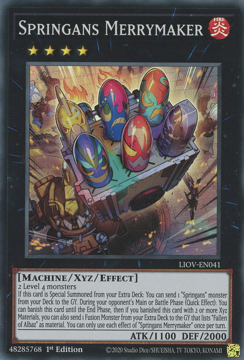 Springans Merrymaker - LIOV-EN041 - Super Rare 