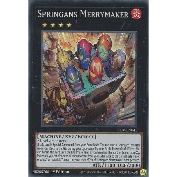 Springans Merrymaker - LIOV-EN041 - Super Rare 