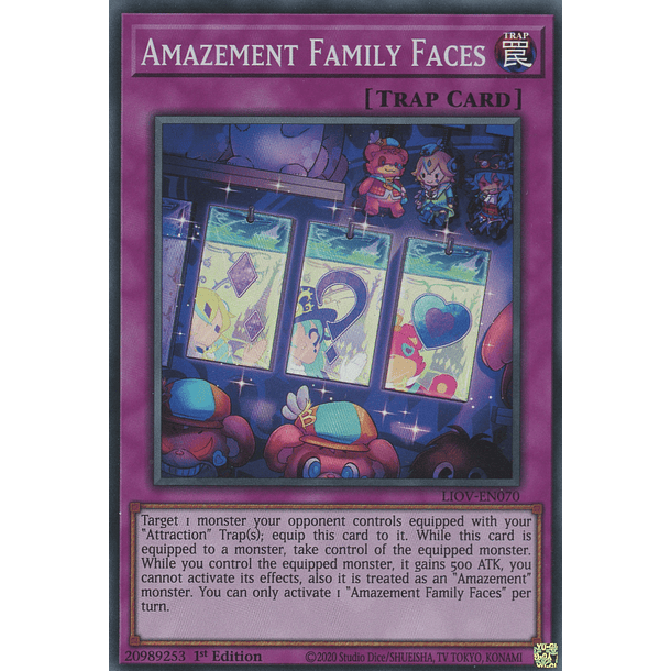 Amazement Family Faces - LIOV-EN070 - Super Rare
