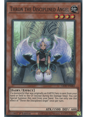 Thron the Disciplined Angel - LIOV-EN082 - Super Rare