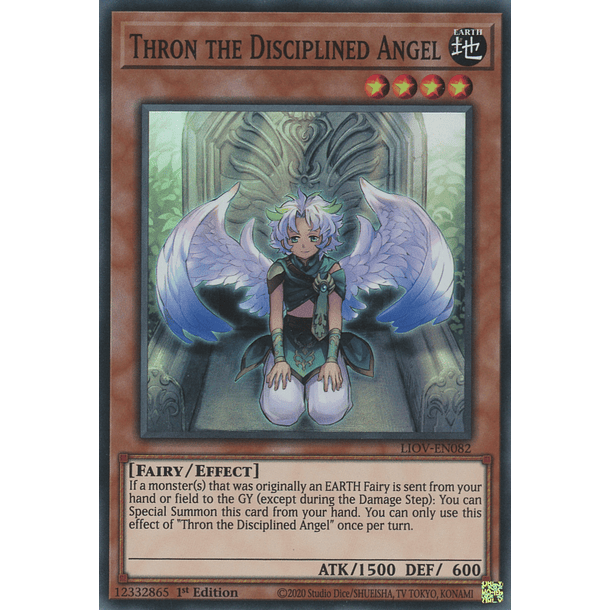 Thron the Disciplined Angel - LIOV-EN082 - Super Rare