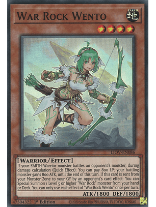 War Rock Wento - LIOV-EN086 - Super Rare