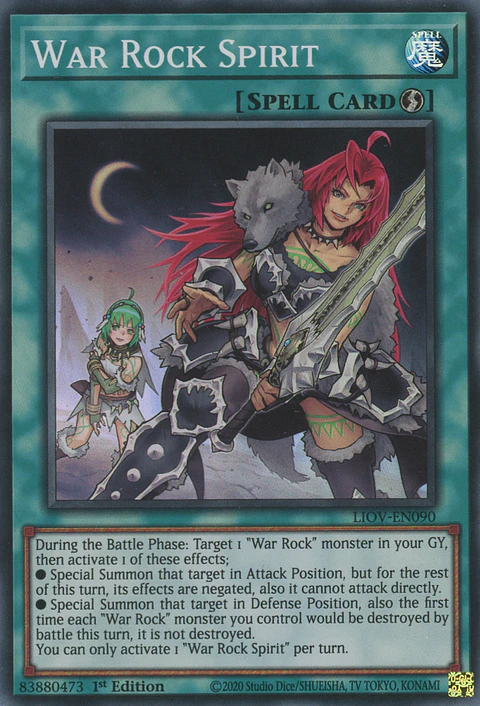 War Rock Spirit - LIOV-EN090 - Super Rare 