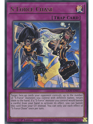S-Force Chase - LIOV-EN077 - Ultra Rare 