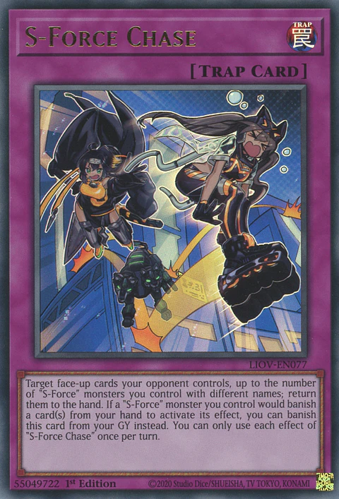 S-Force Chase - LIOV-EN077 - Ultra Rare 