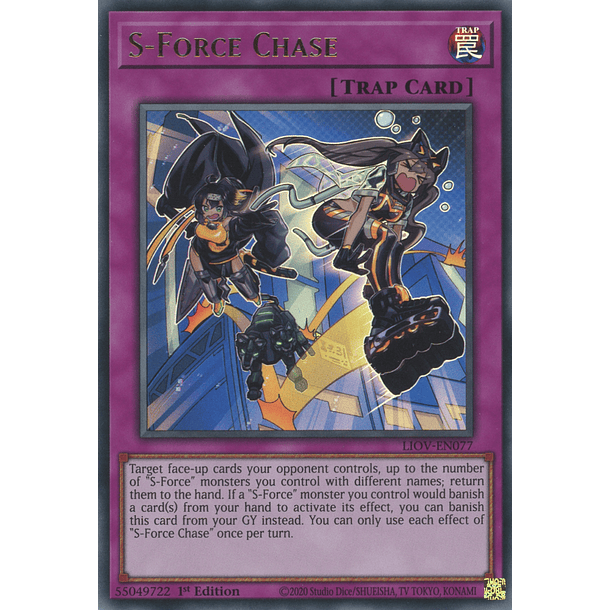 S-Force Chase - LIOV-EN077 - Ultra Rare 
