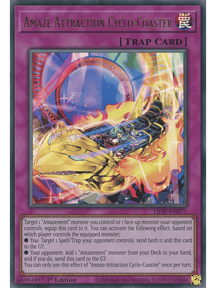 Amaze Attraction Cyclo-Coaster - LIOV-EN071 - Ultra Rare