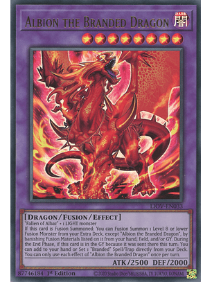 Albion the Branded Dragon - LIOV-EN033 - Ultra Rare