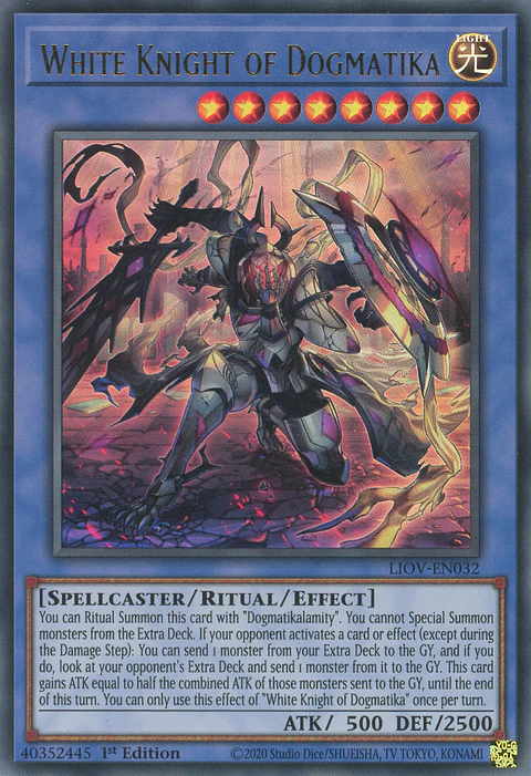 White Knight of Dogmatika - LIOV-EN032 - Ultra Rare