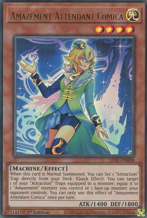 Amazement Attendant Comica - LIOV-EN008 - Ultra Rare 