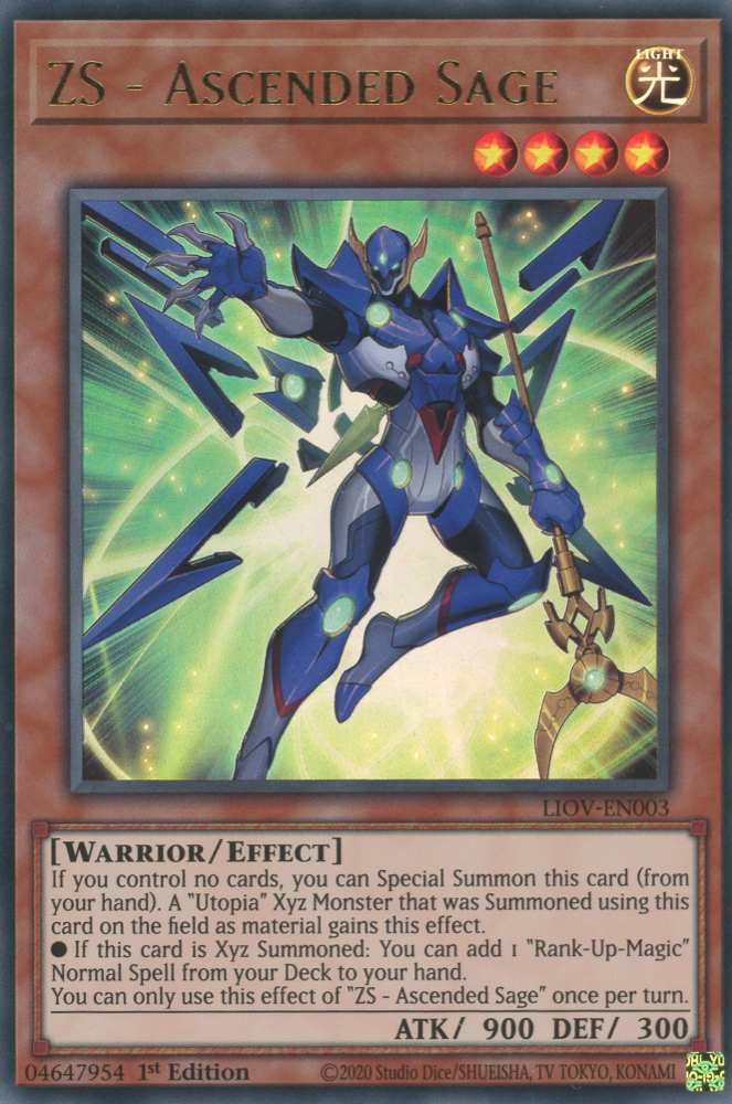 ZS - Ascended Sage - LIOV-EN003 - Ultra Rare  1