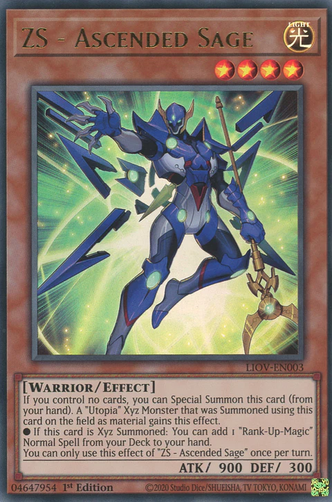 ZS - Ascended Sage - LIOV-EN003 - Ultra Rare 