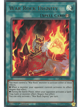 War Rock Dignity - LIOV-EN089 - Ultra Rare