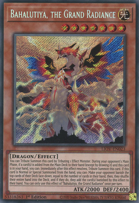 Bahalutiya, the Grand Radiance - LIOV-EN023 - Secret Rare 