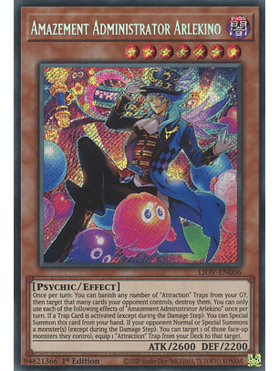 Amazement Administrator Arlekino - LIOV-EN006 - Secret Rare