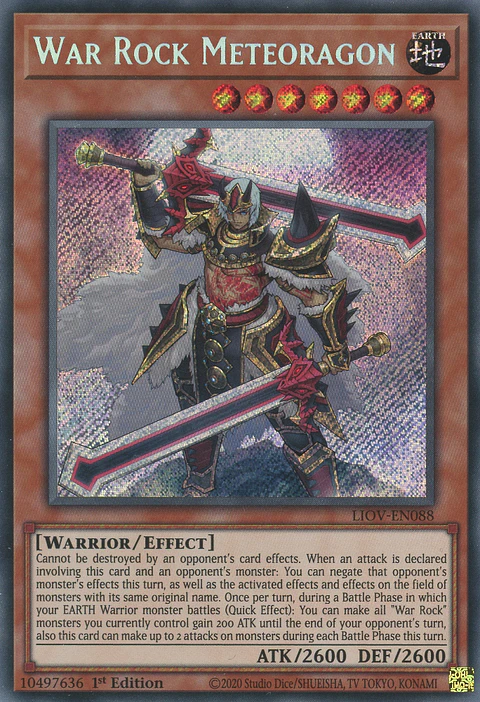 War Rock Meteoragon - LIOV-EN088 - Secret Rare