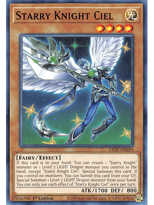Starry Knight Ciel - LIOV-EN019 - Common