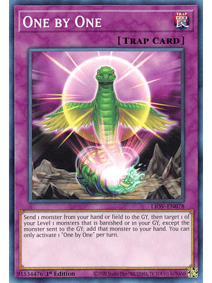 One by One - LIOV-EN078 - Common