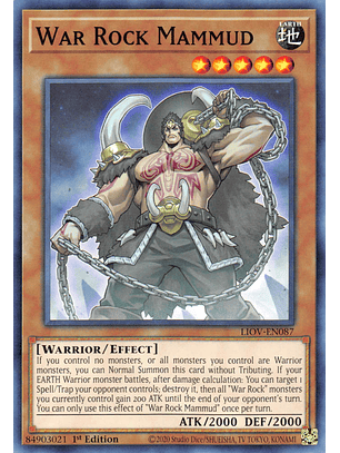 War Rock Mammud - LIOV-EN087 - Common